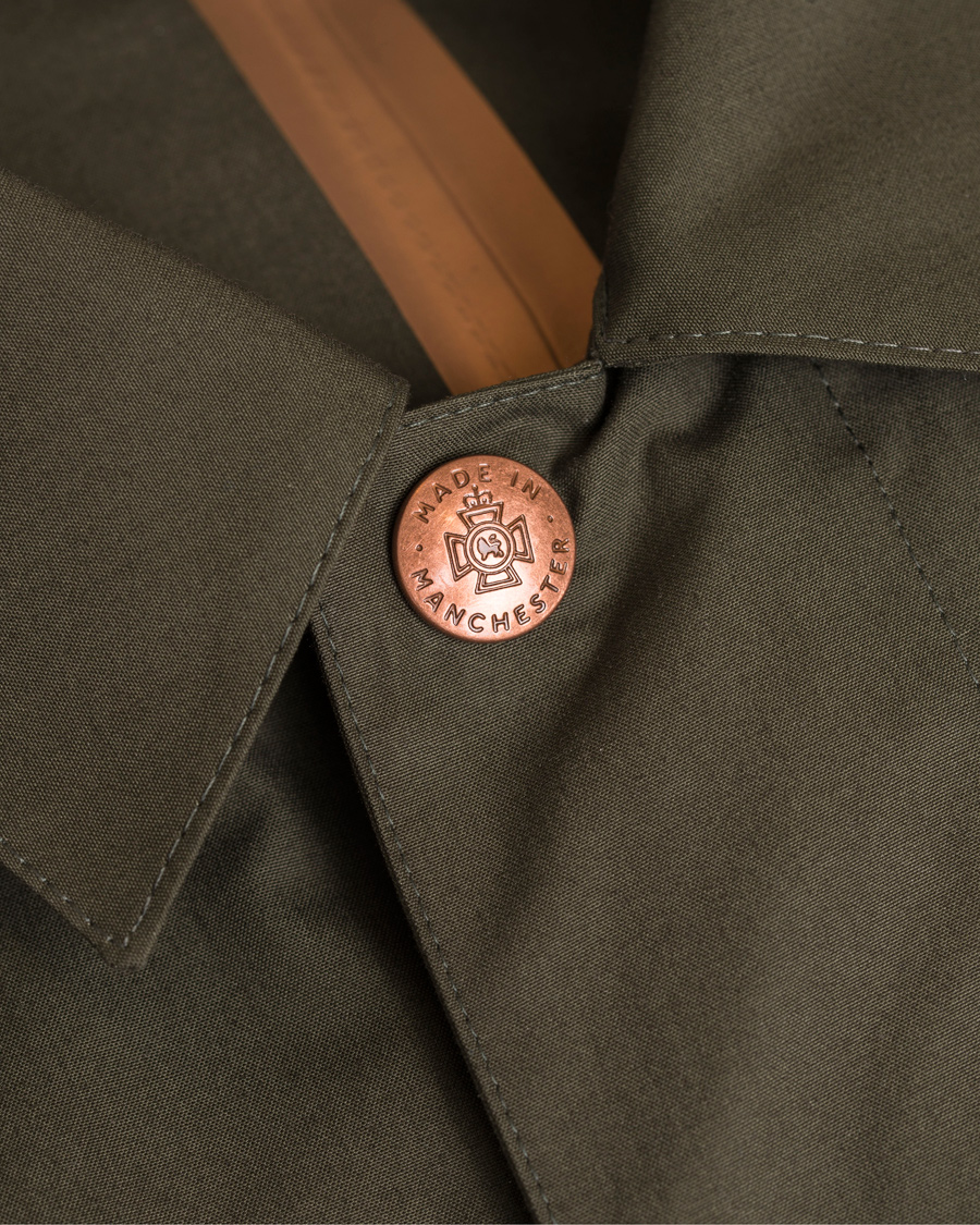 Herr | Jackor | Private White V.C. | Unlined Ventile® Mac Coat Olive