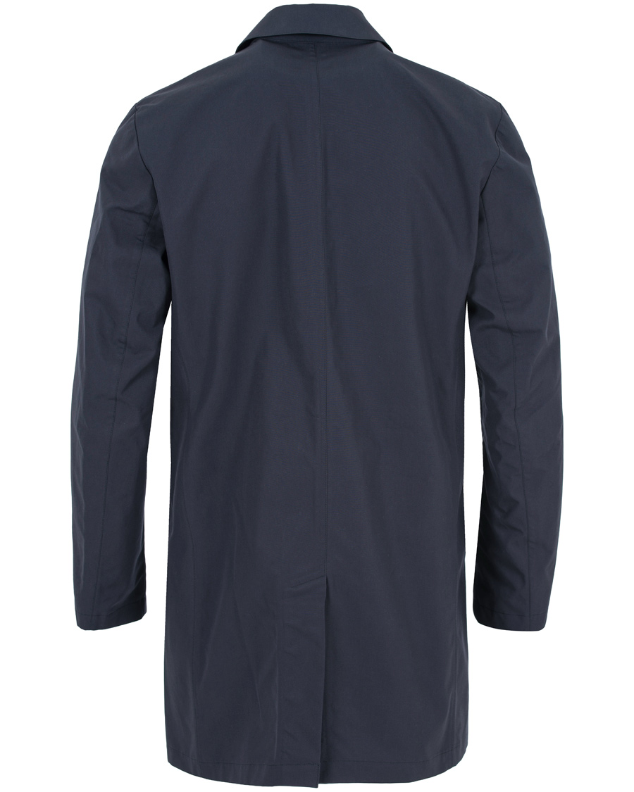 Herr | Jackor | Private White V.C. | Unlined Ventile® Mac Coat Navy