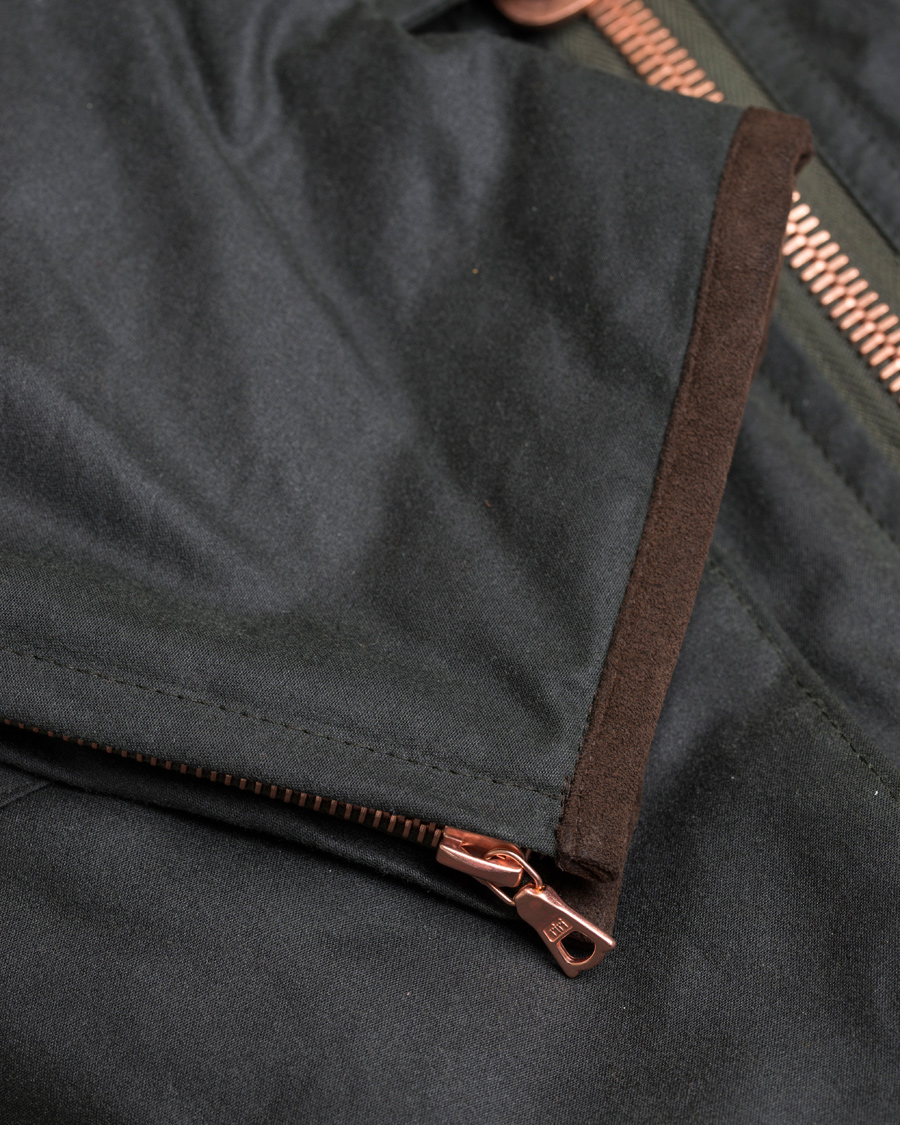 Herr | Jackor | Private White V.C. | Waxed Twin Track Jacket Olive