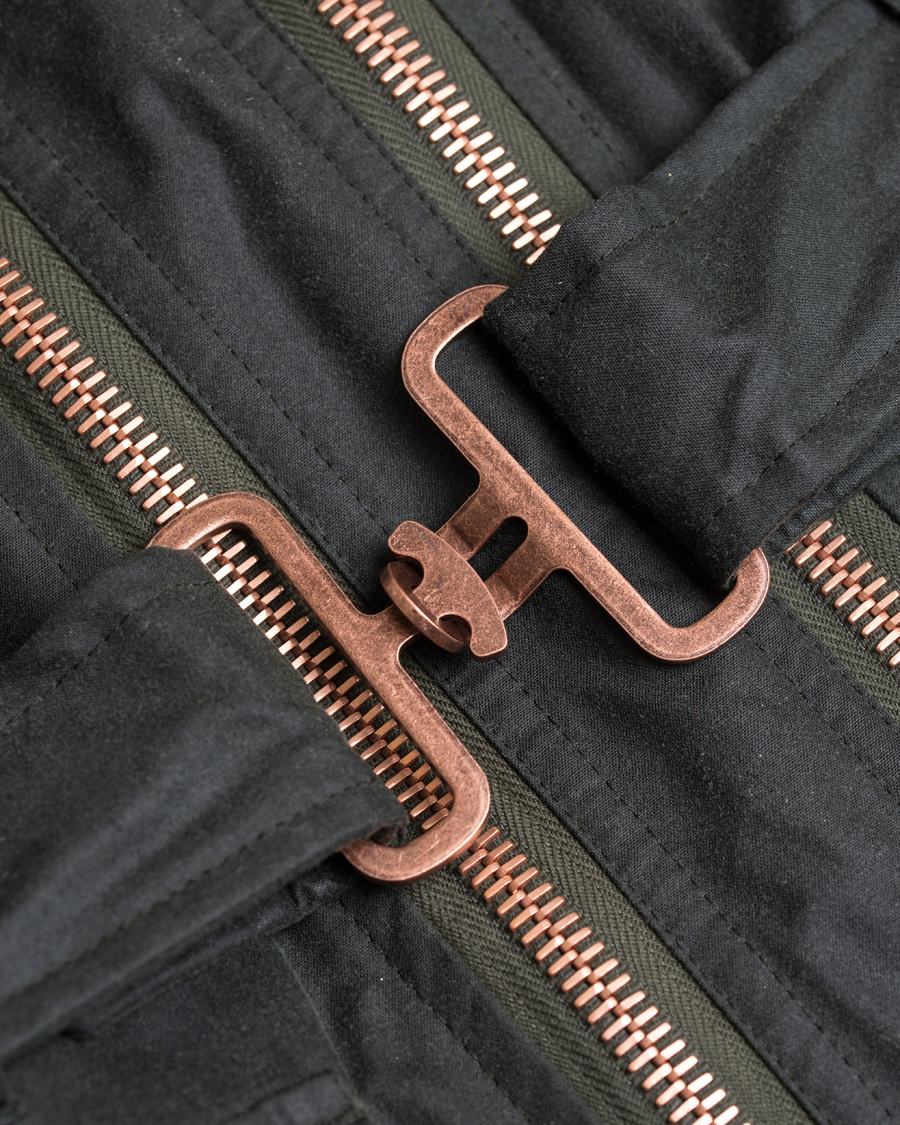 Herr | Jackor | Private White V.C. | Waxed Twin Track Jacket Olive