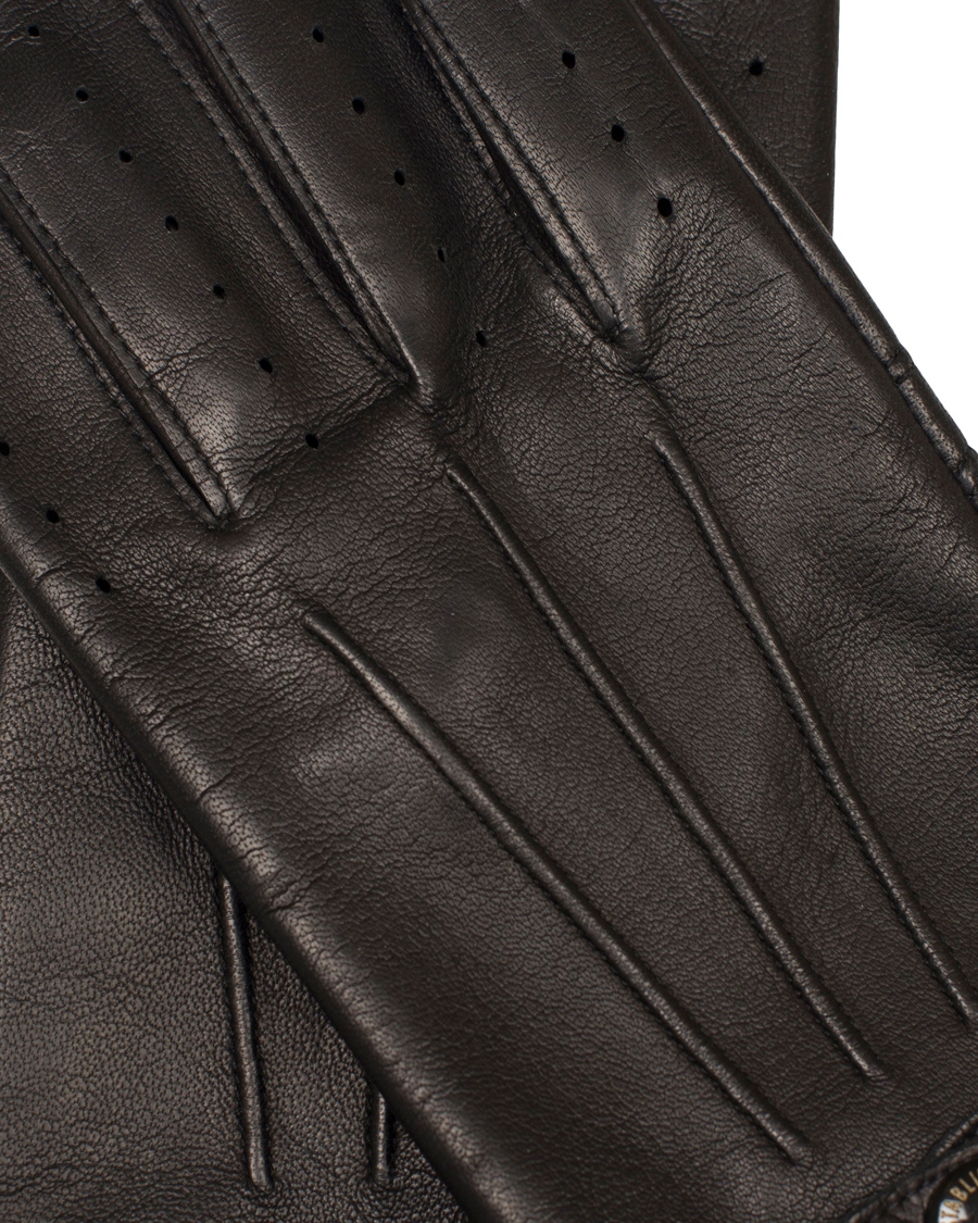 Herr | Dents The Heritage Collection Fleming 007 Driving Glove Black | Dents | The Heritage Collection Fleming 007 Driving Glove Black