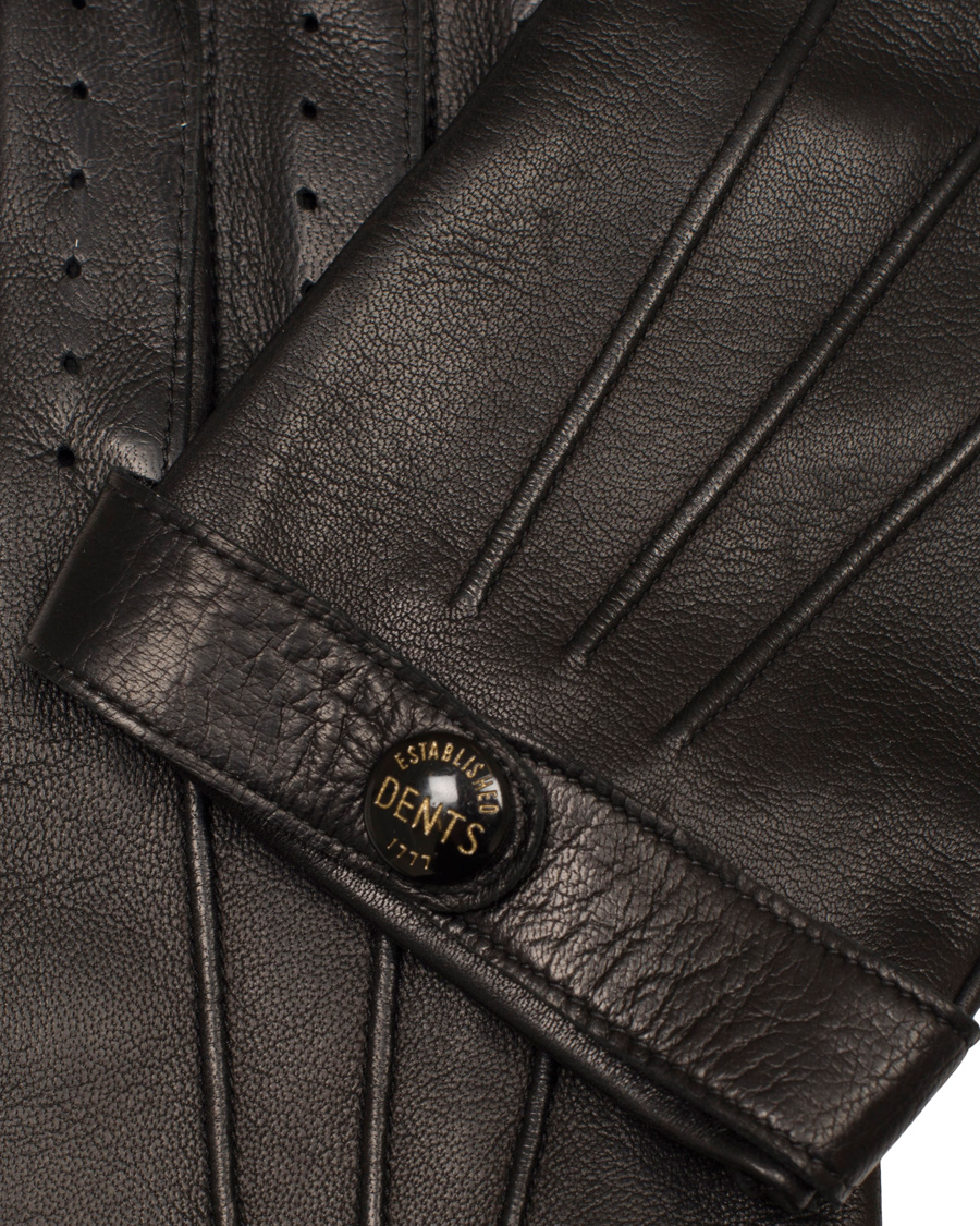 Herr | Dents The Heritage Collection Fleming 007 Driving Glove Black | Dents | The Heritage Collection Fleming 007 Driving Glove Black