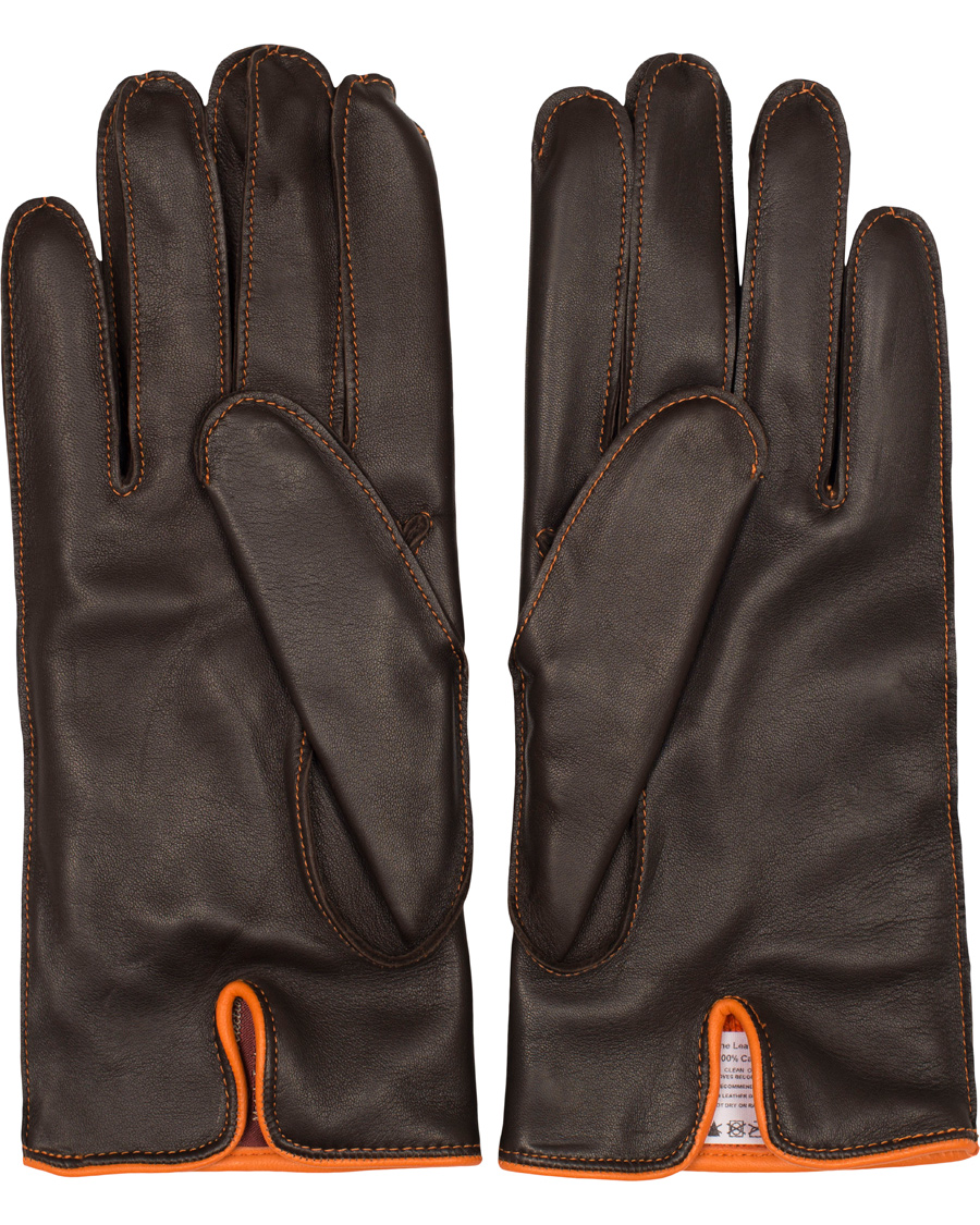 Herr | Dents The Heritage Collection Alnwick Hairsheep Glove Brown/Tangerine | Dents | The Heritage Collection Alnwick Hairsheep Glove Brown/Tangerine