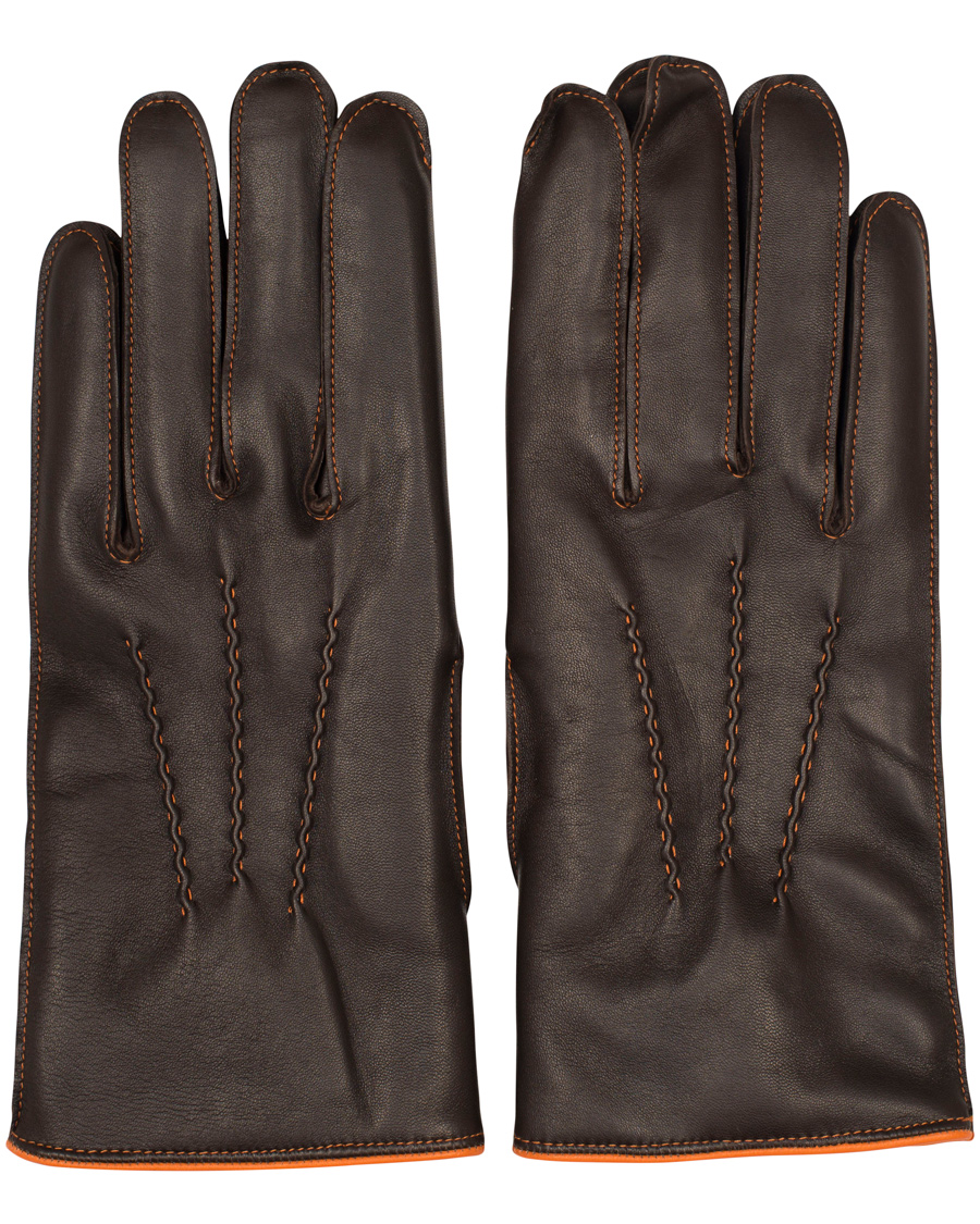 Herr | Dents The Heritage Collection Alnwick Hairsheep Glove Brown/Tangerine | Dents | The Heritage Collection Alnwick Hairsheep Glove Brown/Tangerine