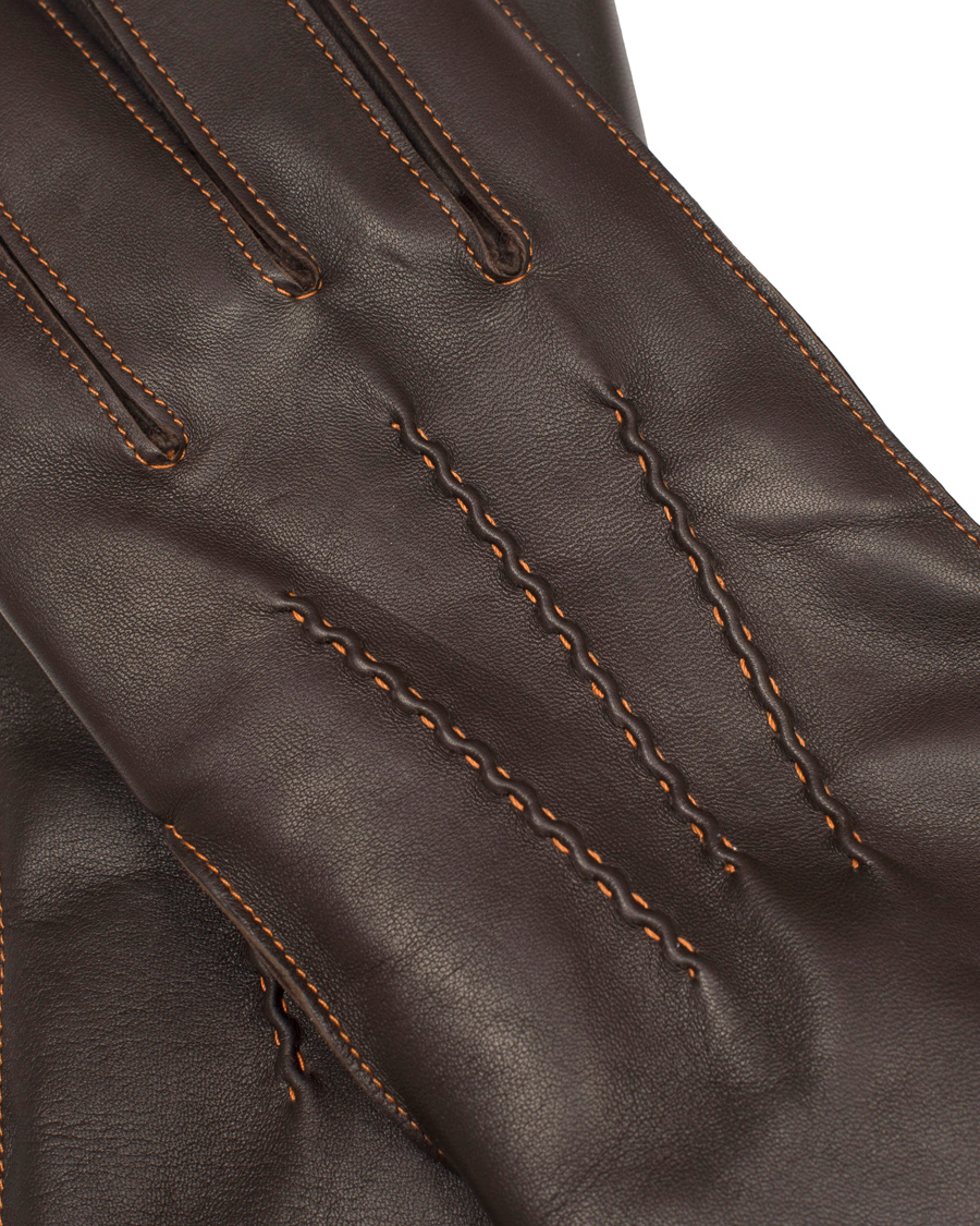 Herr | Dents The Heritage Collection Alnwick Hairsheep Glove Brown/Tangerine | Dents | The Heritage Collection Alnwick Hairsheep Glove Brown/Tangerine