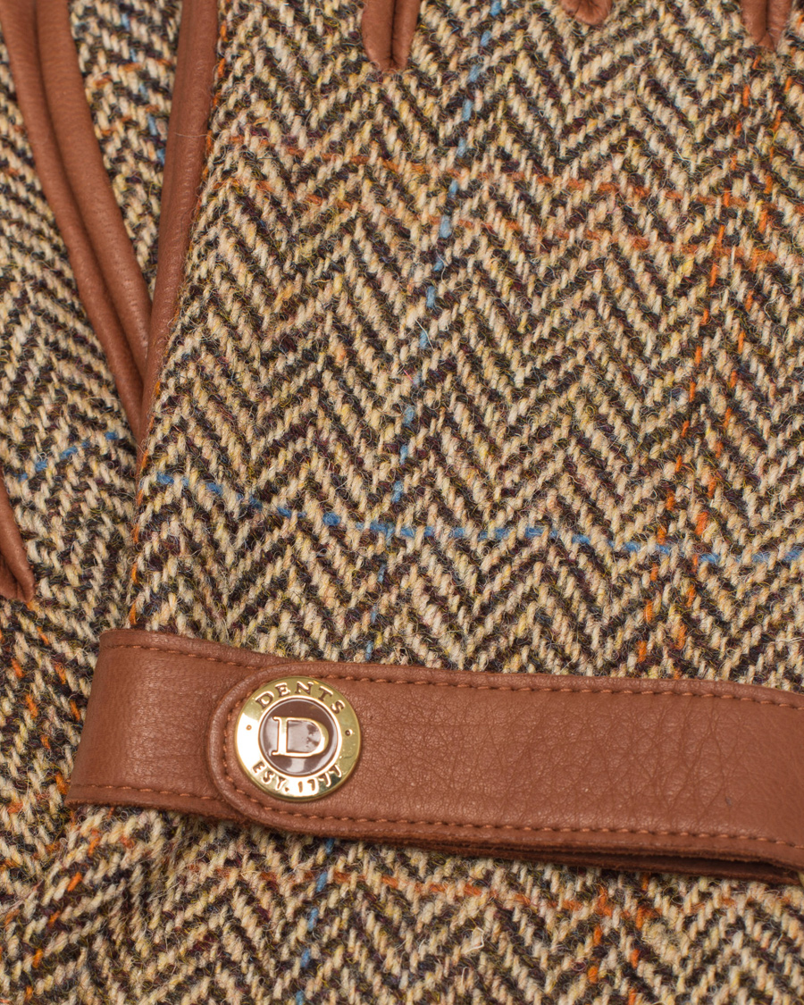 Herr | Dents The Heritage Collection Harris Tweed Glove Havana/Grouse | Dents | The Heritage Collection Harris Tweed Glove Havana/Grouse