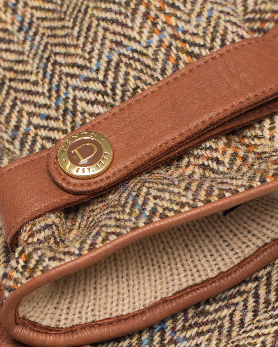 Herr | Dents The Heritage Collection Harris Tweed Glove Havana/Grouse | Dents | The Heritage Collection Harris Tweed Glove Havana/Grouse