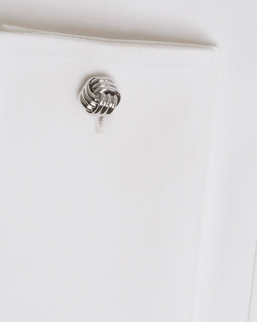 Herr | Tateossian Knots Cufflinks Rhodium Plated | Tateossian | Knots Cufflinks Rhodium Plated
