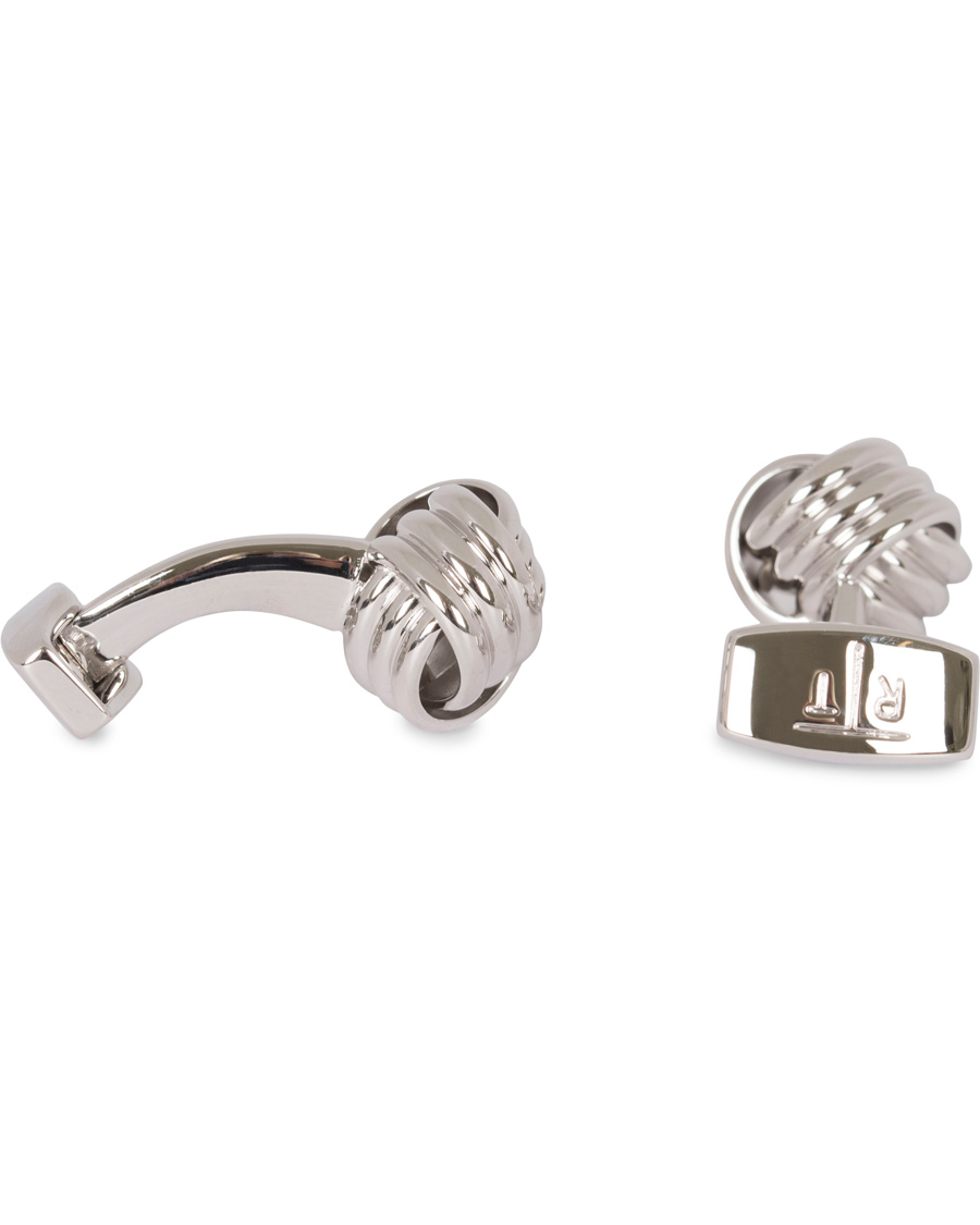 Herr | Tateossian Knots Cufflinks Rhodium Plated | Tateossian | Knots Cufflinks Rhodium Plated