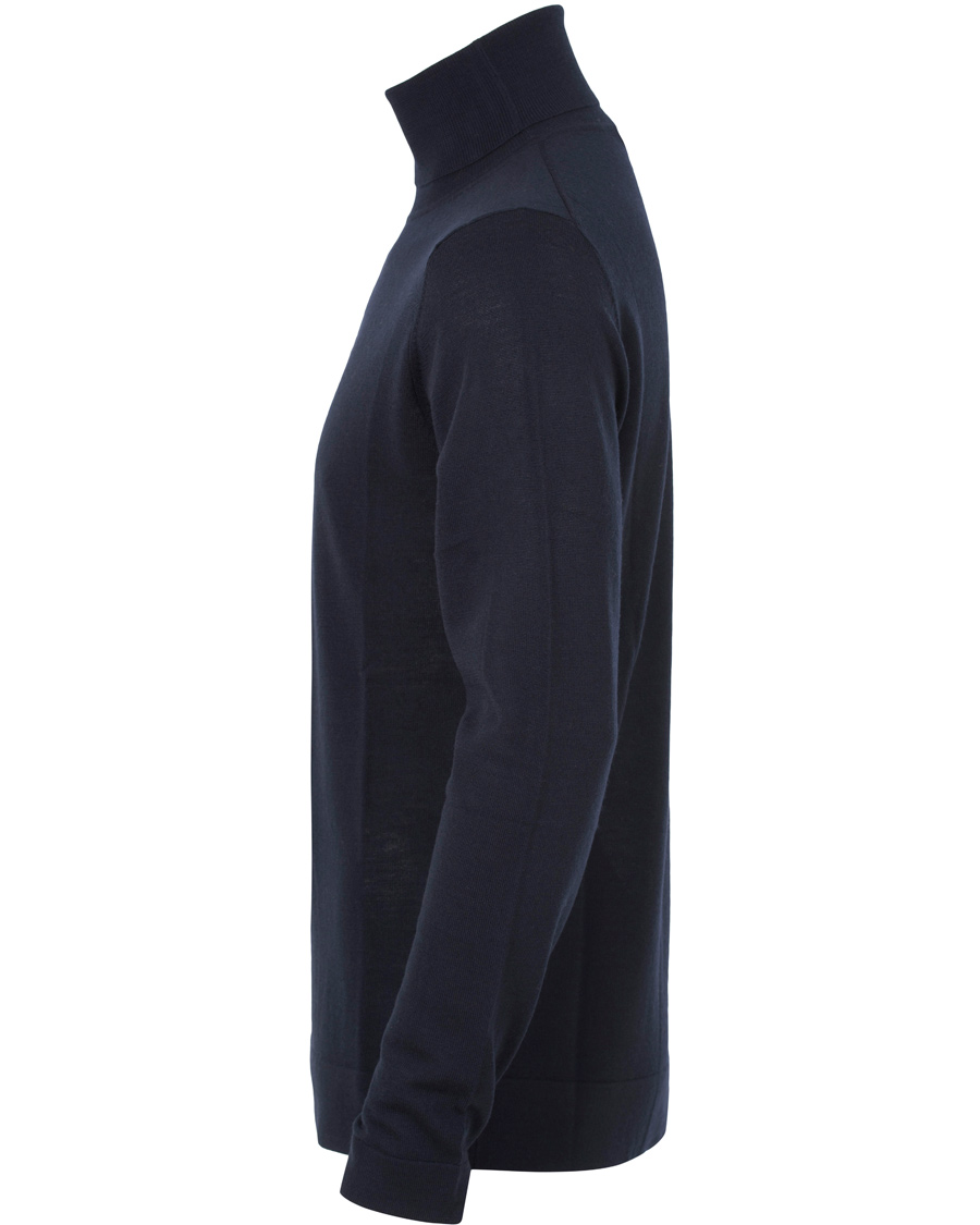 Herr | Tröjor | Filippa K | Fine Merino Rollerneck Navy