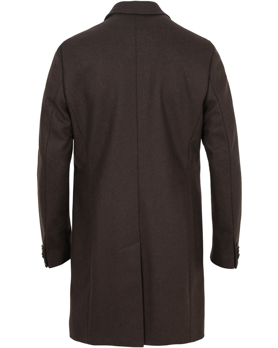 Herr | Jackor | J.Lindeberg | Wolger Compact Melton Coat Brown