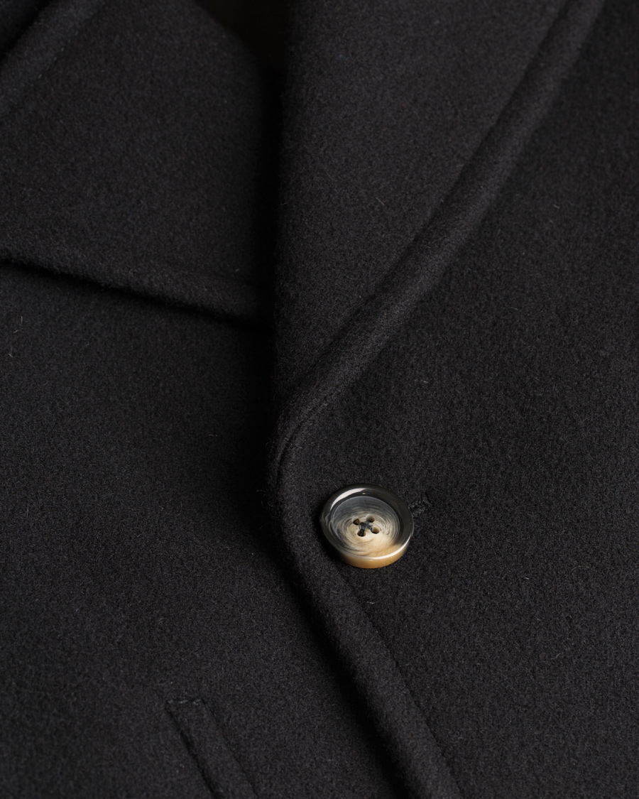 Herr | Jackor | J.Lindeberg | Wilton Pea Coat Jacket Black