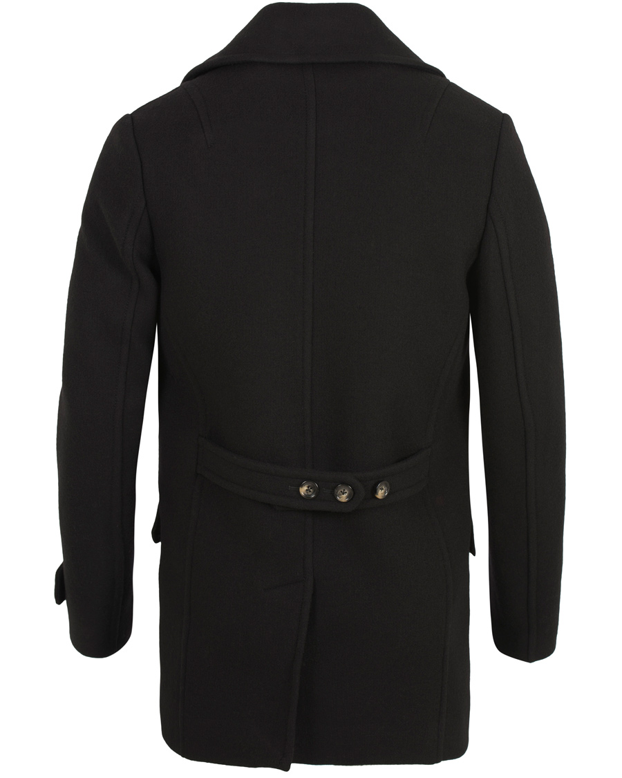 Herr | Jackor | J.Lindeberg | Wilton Pea Coat Jacket Black