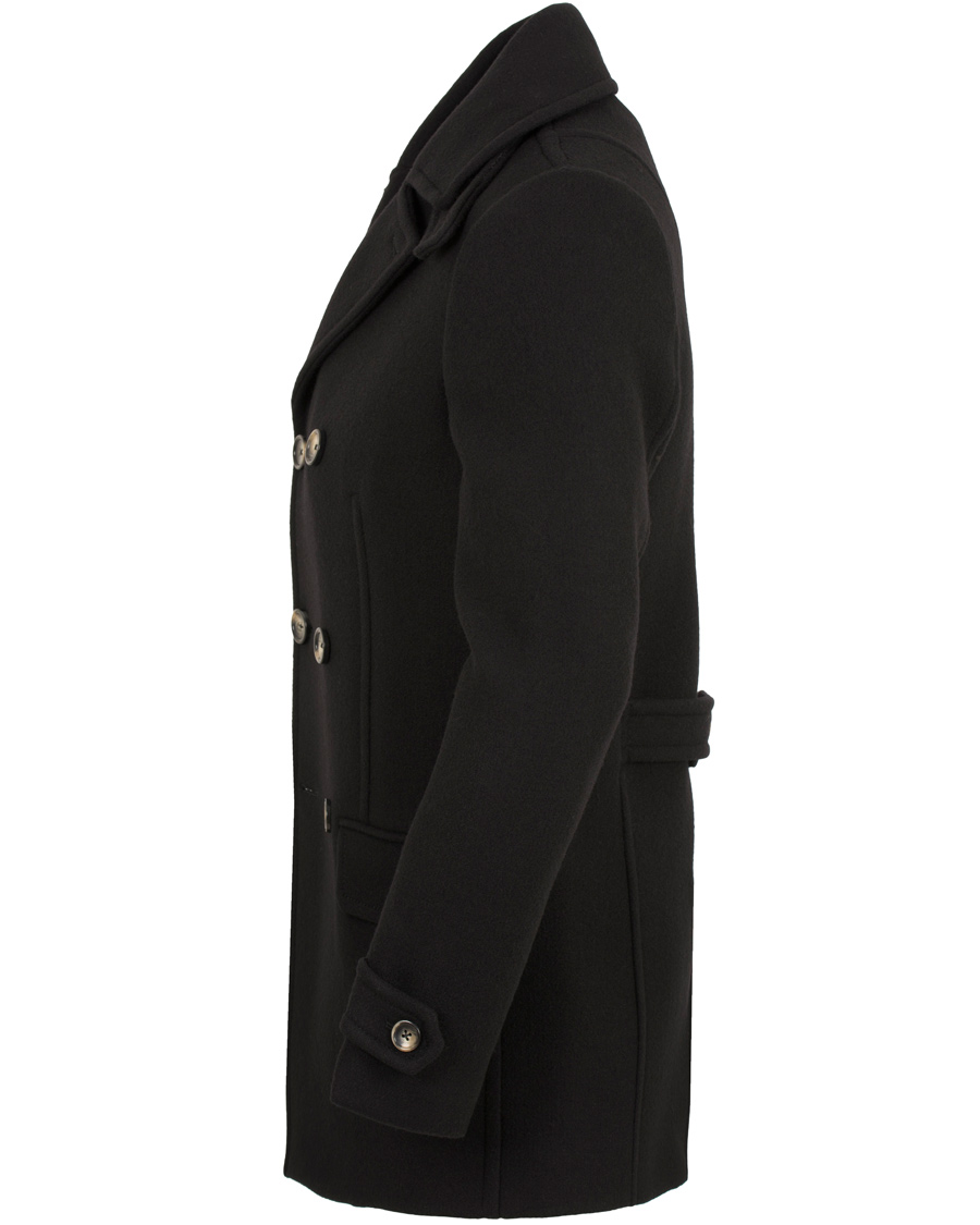Herr | Jackor | J.Lindeberg | Wilton Pea Coat Jacket Black