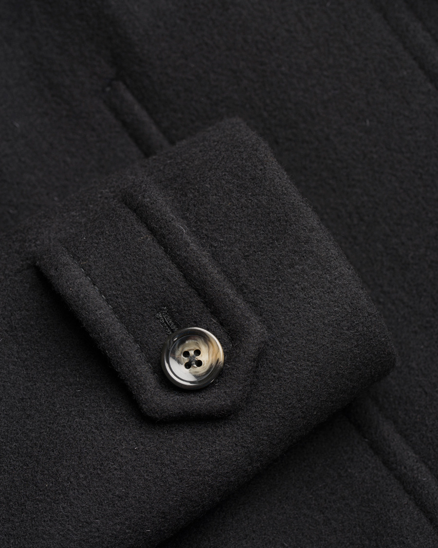 Herr | Jackor | J.Lindeberg | Wilton Pea Coat Jacket Black