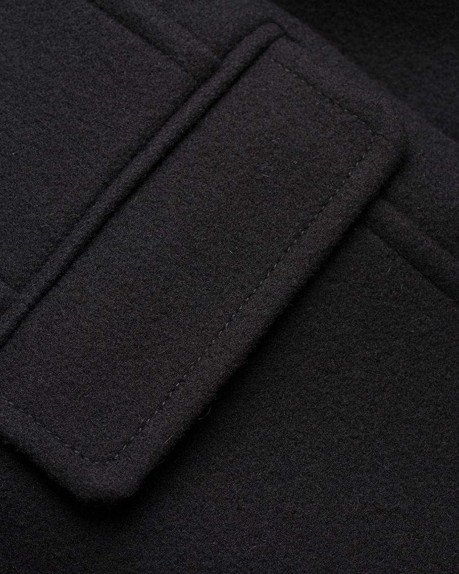 Herr | Jackor | J.Lindeberg | Wilton Pea Coat Jacket Black