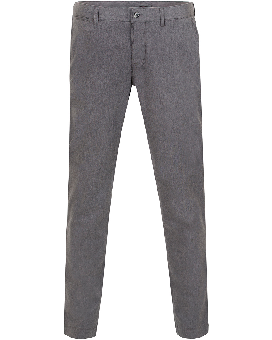 Herr | Byxor | J.Lindeberg | Chaze Flannel Twill Chino Grey Melange