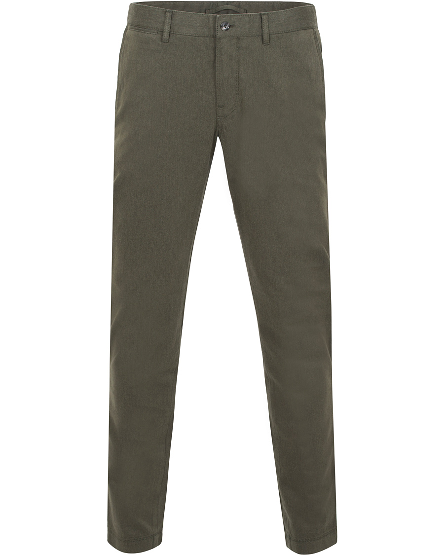 Herr | Byxor | J.Lindeberg | Chaze Flannel Twill Chino Maori Green