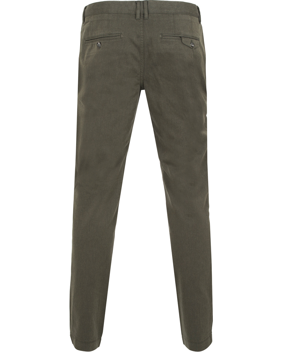 Herr | Byxor | J.Lindeberg | Chaze Flannel Twill Chino Maori Green
