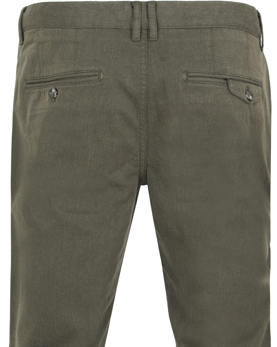 Herr | Byxor | J.Lindeberg | Chaze Flannel Twill Chino Maori Green