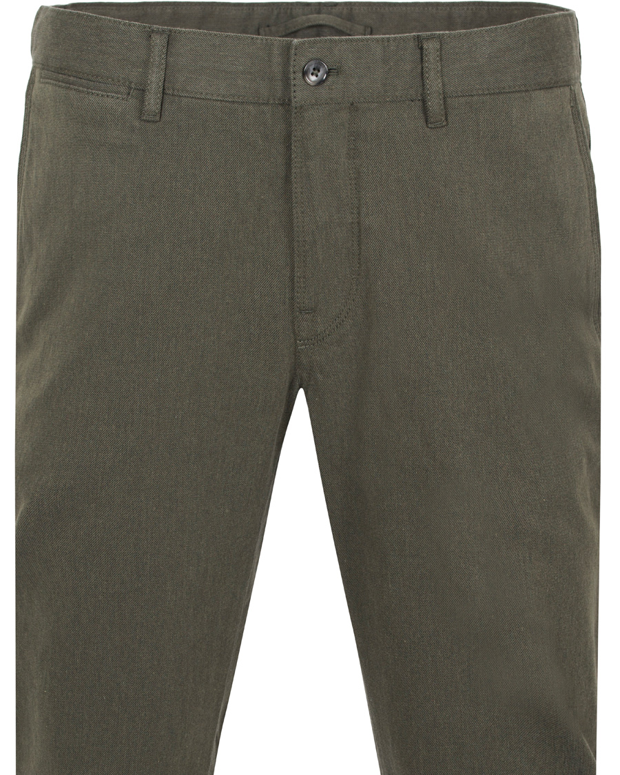 Herr | Byxor | J.Lindeberg | Chaze Flannel Twill Chino Maori Green