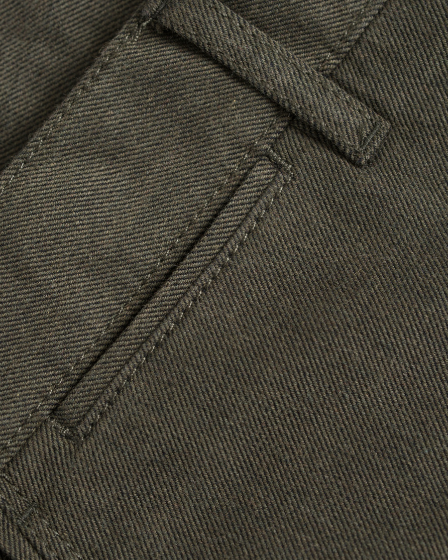 Herr | Byxor | J.Lindeberg | Chaze Flannel Twill Chino Maori Green