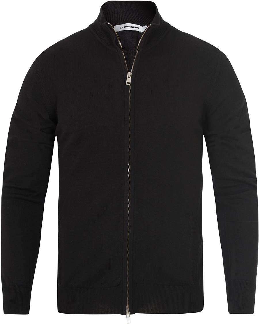 Herr | Tröjor | J.Lindeberg | August True Merino Black