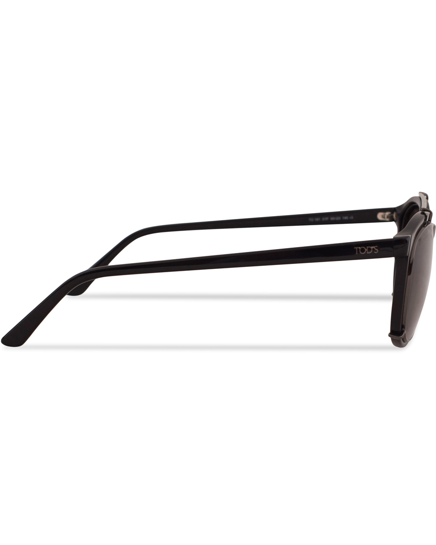 Herr | Tod's TO0181 Acetate Clip On Sunglasses Black | Tod's | TO0181 Acetate Clip On Sunglasses Black
