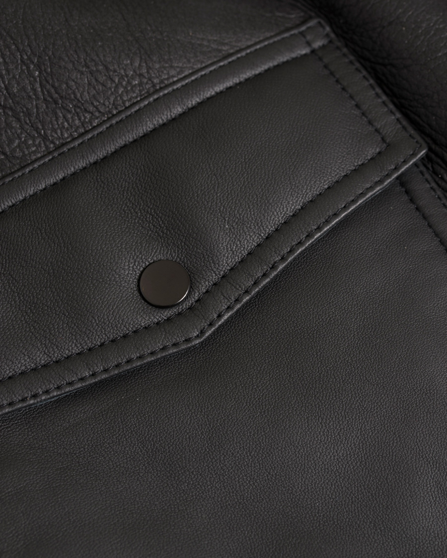 Herr | Jackor | GANT Rugger | The Shearling Aviator Jacket Black