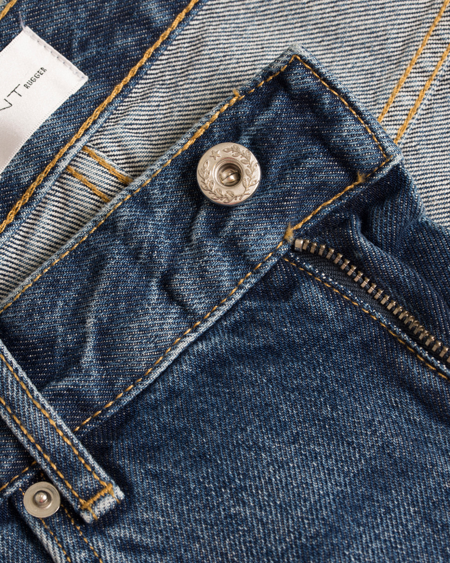 Herr | Jeans | GANT Rugger | The Jim Relaxed Fit Jeans Mid Blue