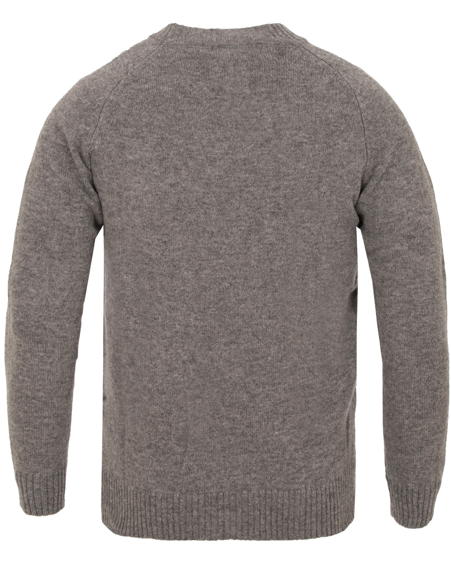 Herr | Tröjor | GANT Rugger | The Shetland Sweater Grey Melange