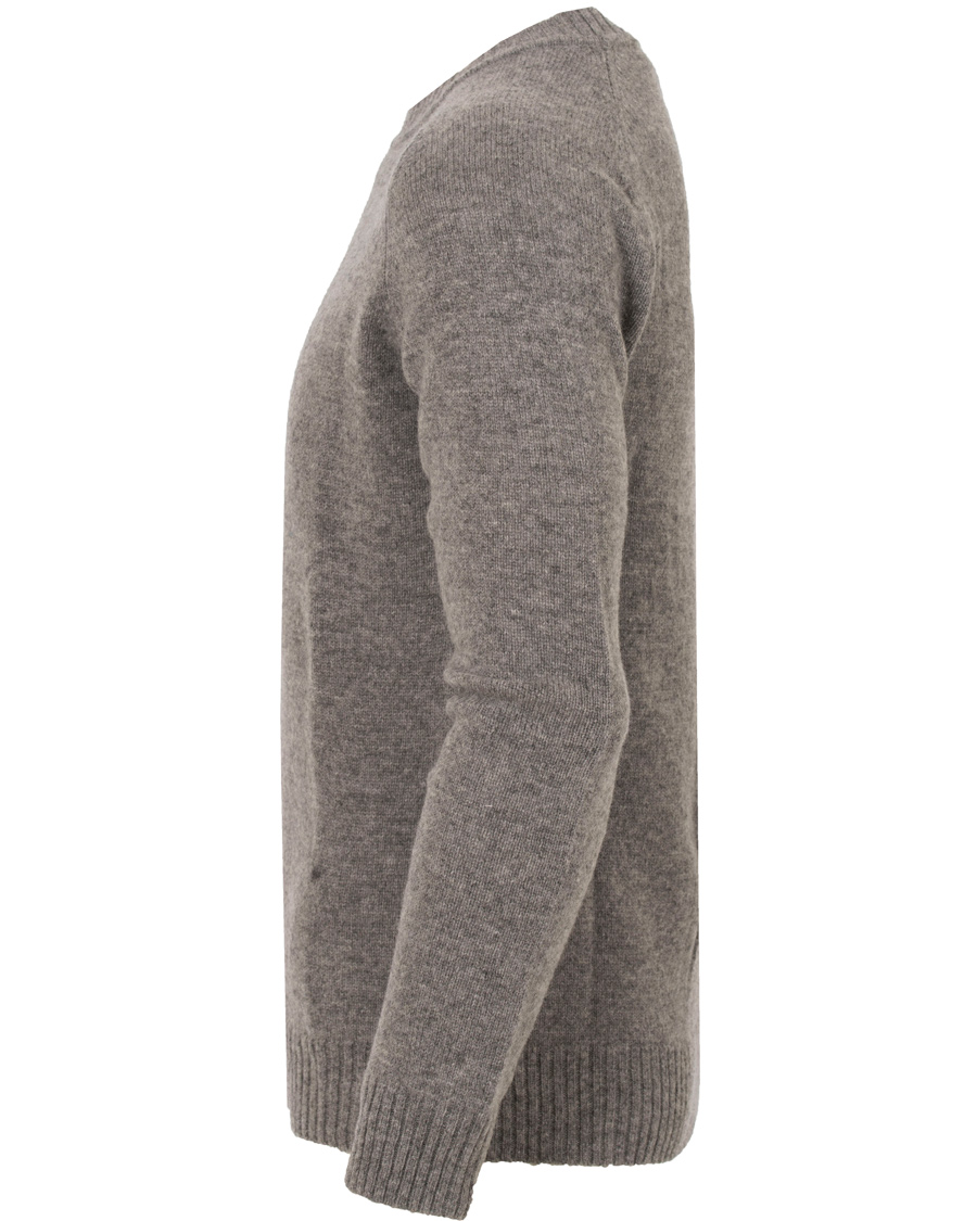 Herr | Tröjor | GANT Rugger | The Shetland Sweater Grey Melange