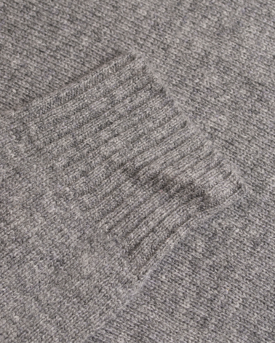 Herr | Tröjor | GANT Rugger | The Shetland Sweater Grey Melange