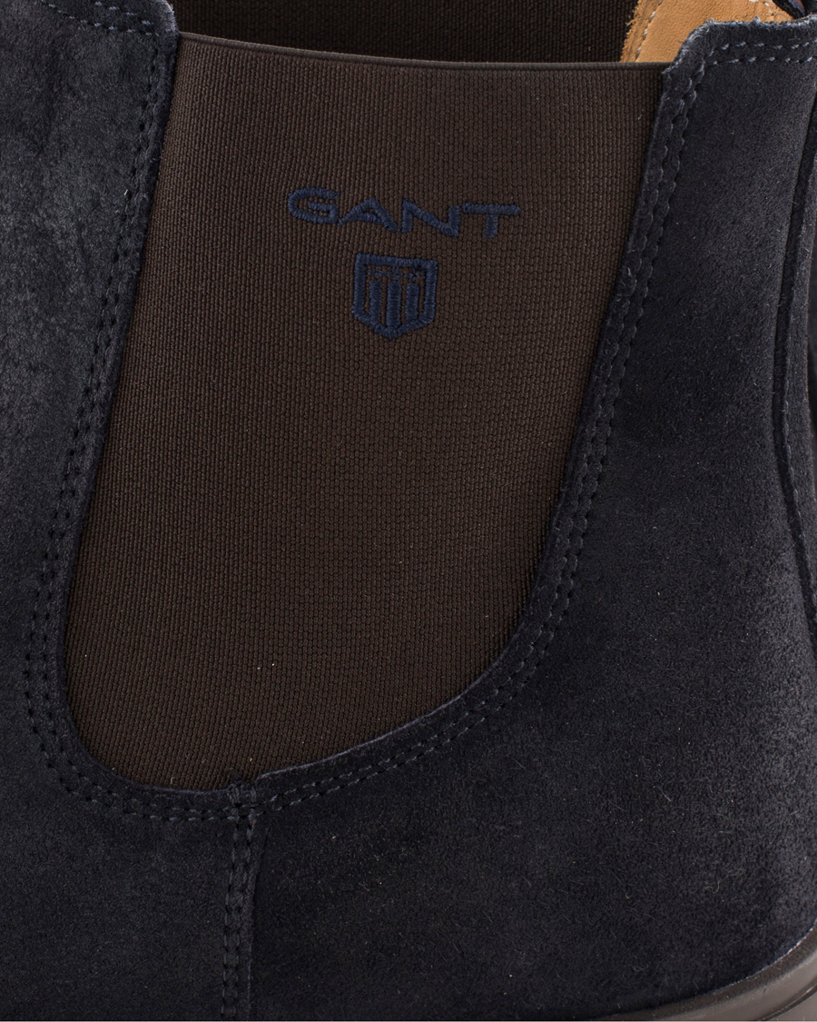 Herr | GANT Oscar Chelsea Boot Navy Suede | GANT | Oscar Chelsea Boot Navy Suede