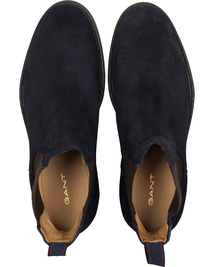 Herr | GANT Oscar Chelsea Boot Navy Suede | GANT | Oscar Chelsea Boot Navy Suede