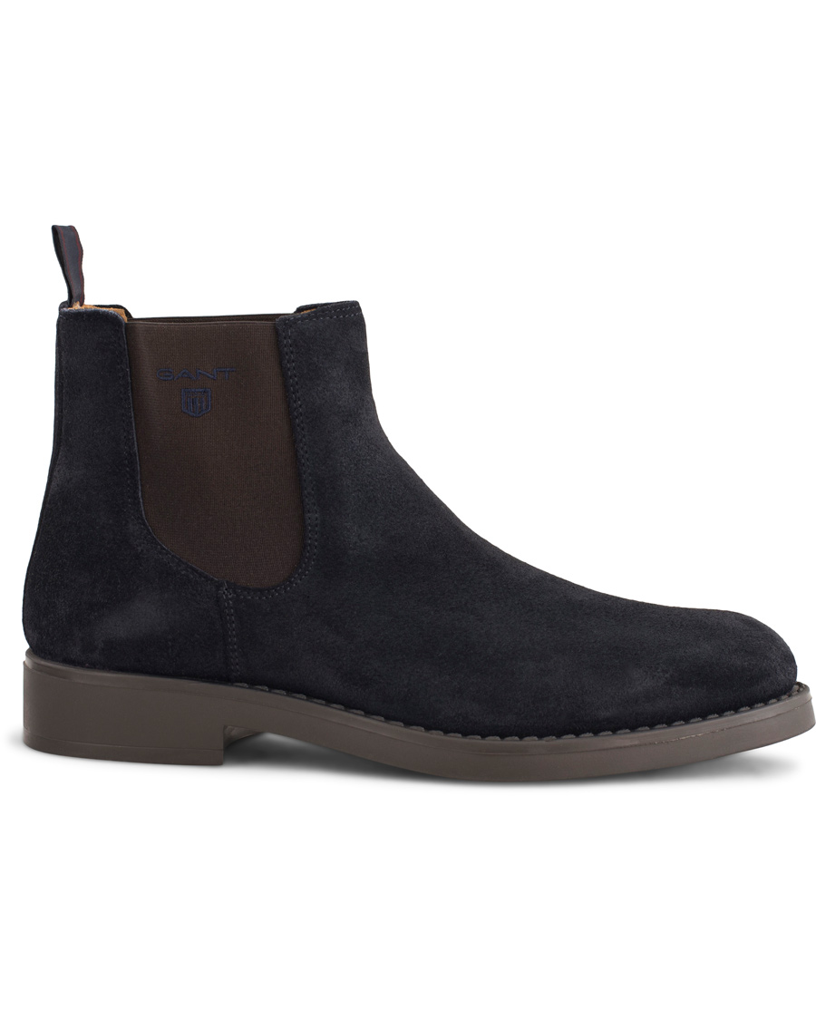 Herr | GANT Oscar Chelsea Boot Navy Suede | GANT | Oscar Chelsea Boot Navy Suede