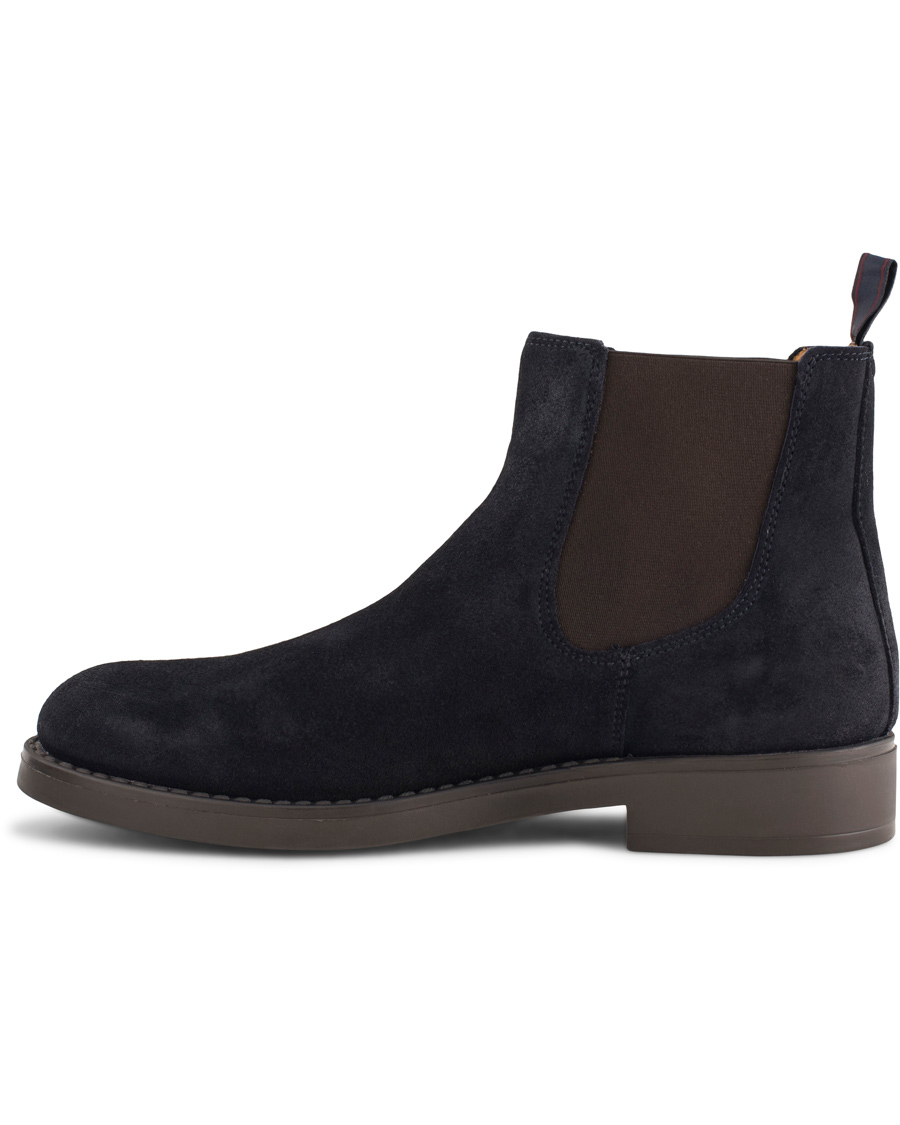 Herr | GANT Oscar Chelsea Boot Navy Suede | GANT | Oscar Chelsea Boot Navy Suede