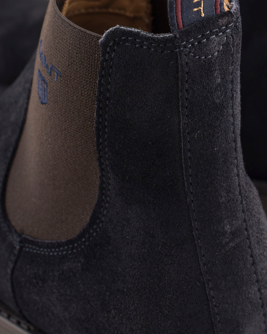 Herr | GANT Oscar Chelsea Boot Navy Suede | GANT | Oscar Chelsea Boot Navy Suede