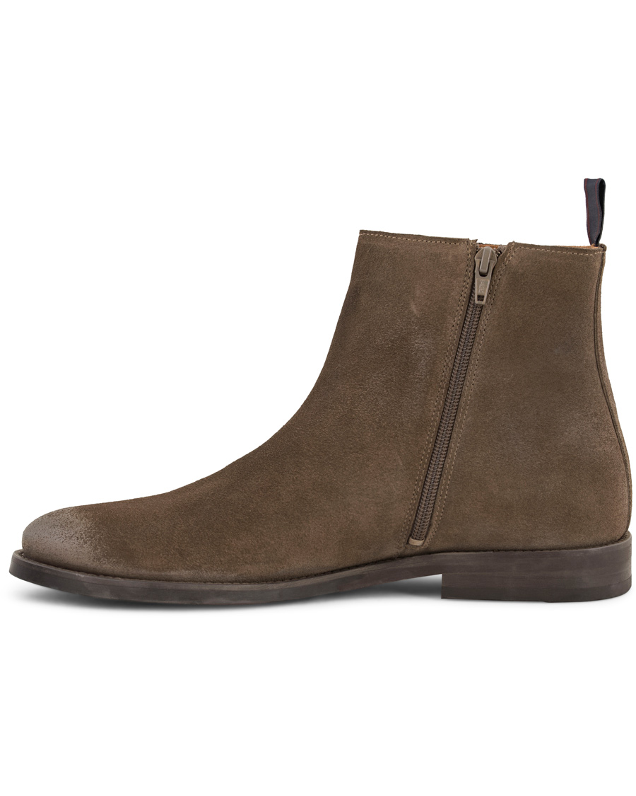 Herr | GANT Max Zip Chelsea Boot Iron Grey Suede | GANT | Max Zip Chelsea Boot Iron Grey Suede
