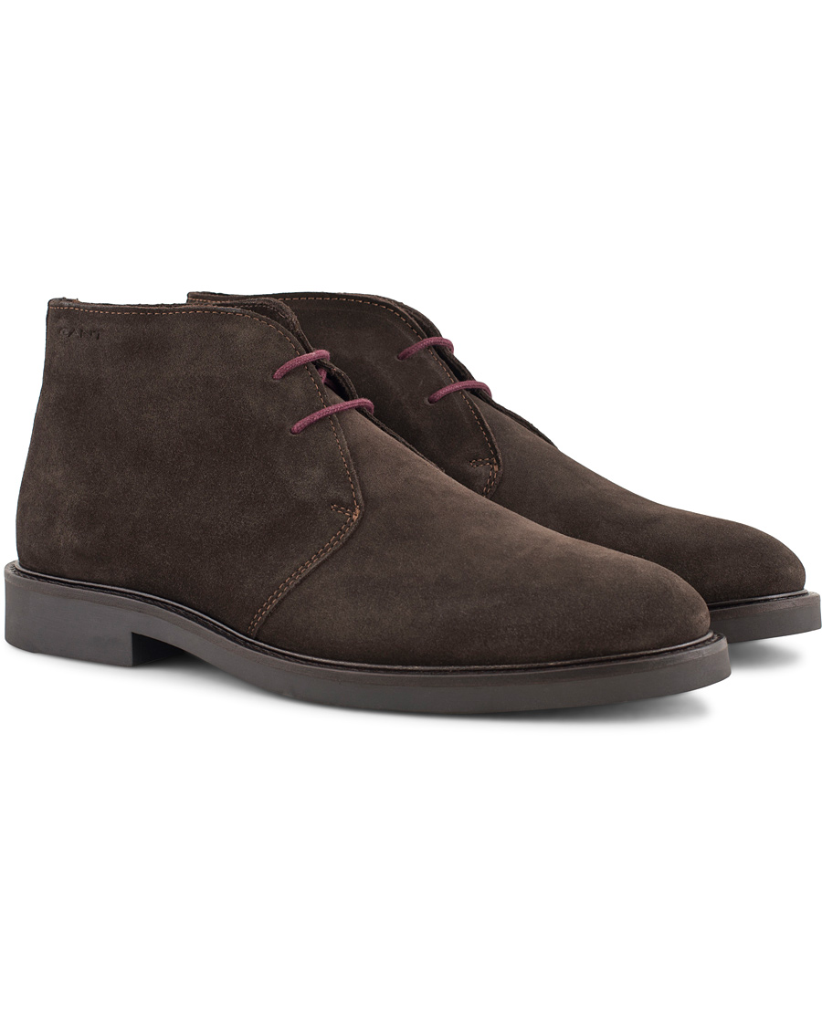 GANT Spencer Chukka Boot Dark Brown Suede hos CareOfCarl.se