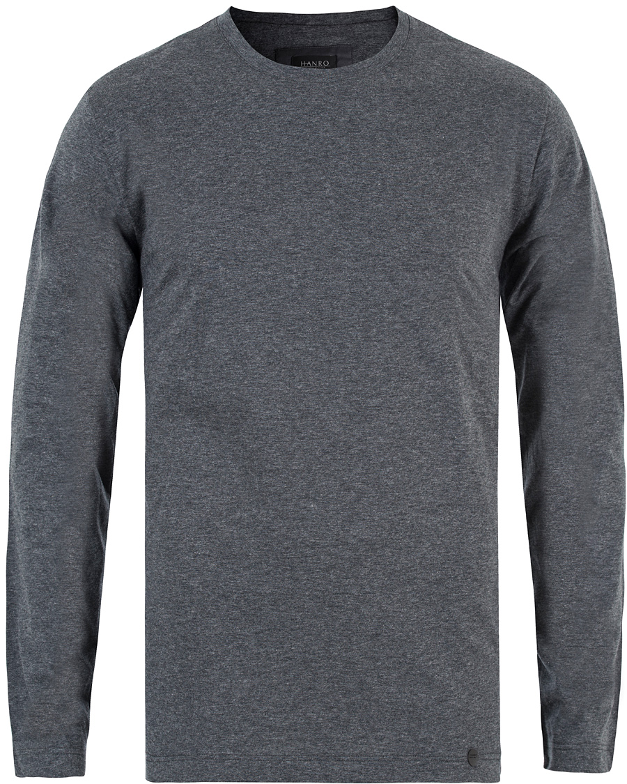 Herr | Underkläder | Hanro | Night & Day Sweater Enigma Grey Melange