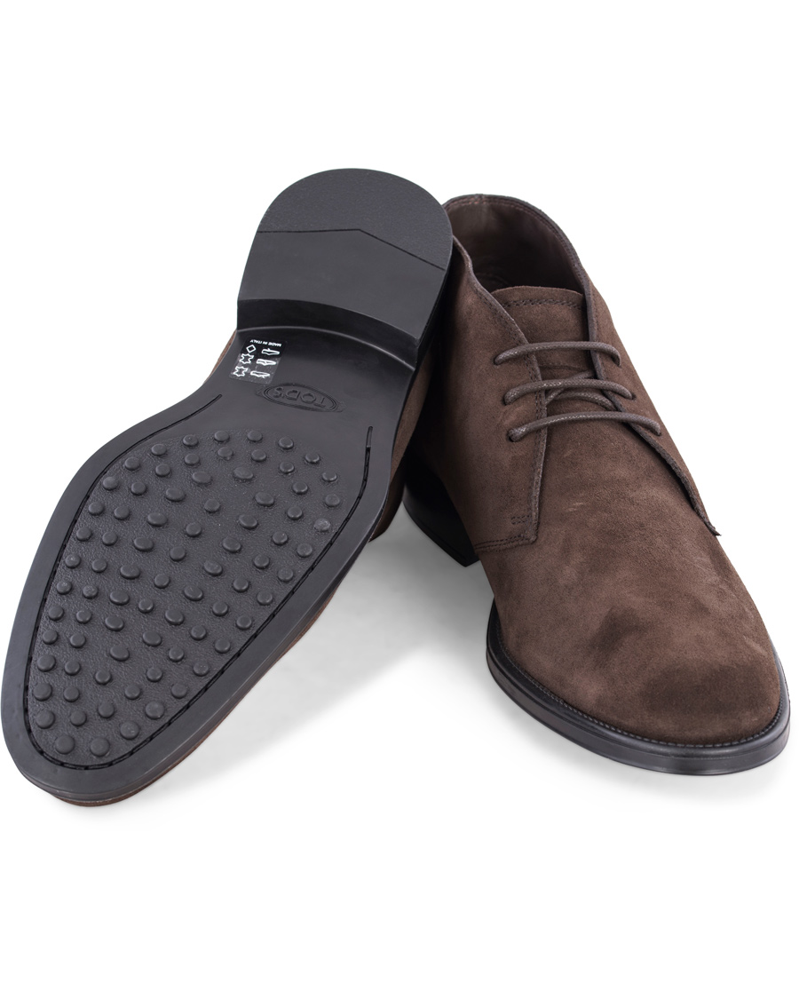 Herr | Tod's Polacco RQ Chukka Dark Brown Suede | Tod's | Polacco RQ Chukka Dark Brown Suede