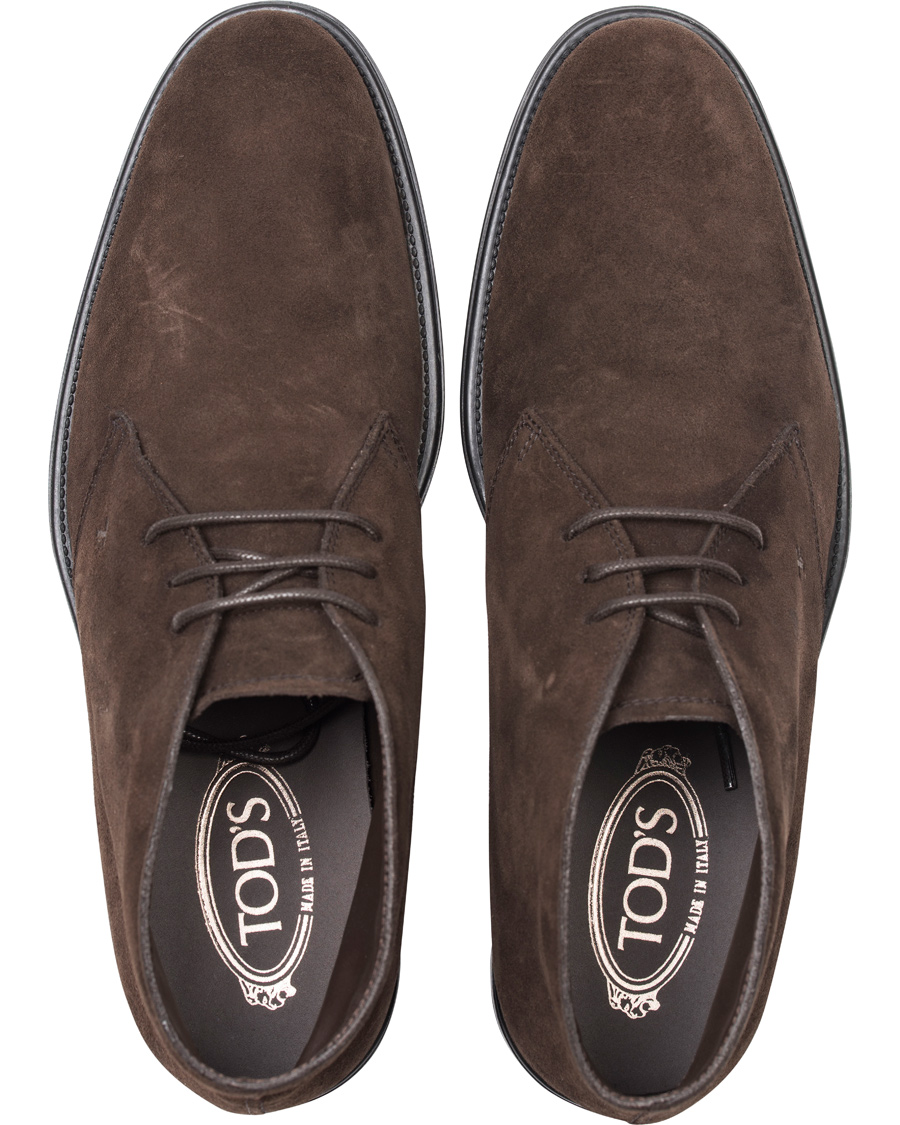 Herr | Tod's Polacco RQ Chukka Dark Brown Suede | Tod's | Polacco RQ Chukka Dark Brown Suede