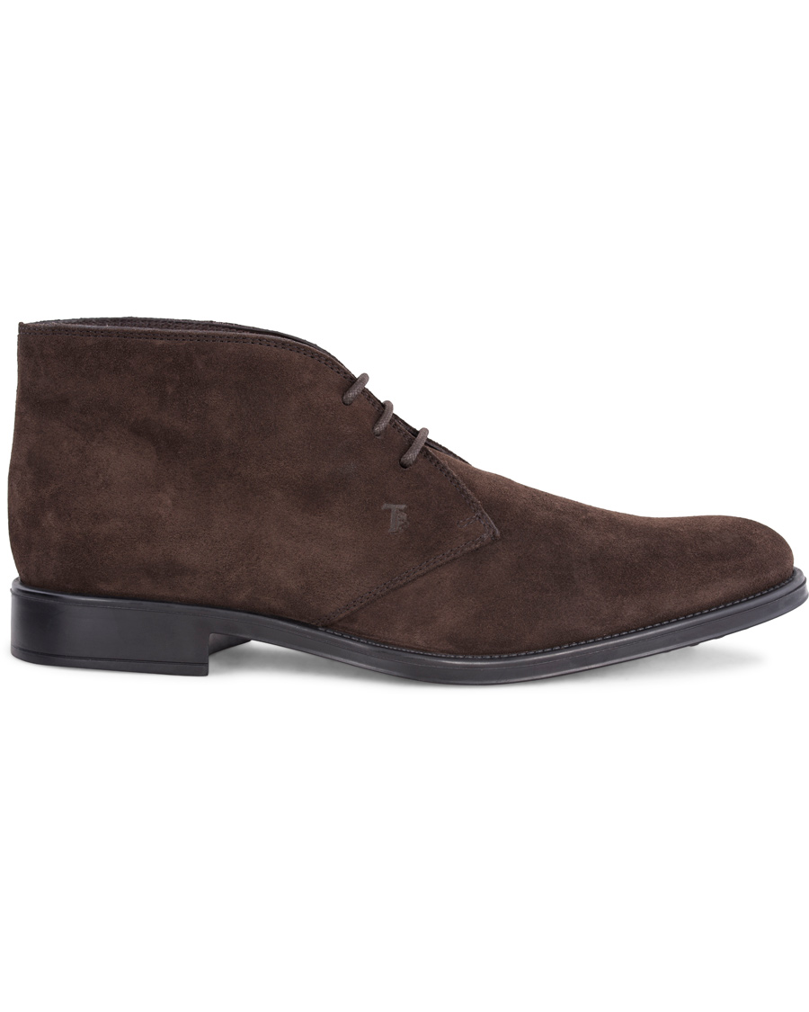 Herr | Tod's Polacco RQ Chukka Dark Brown Suede | Tod's | Polacco RQ Chukka Dark Brown Suede
