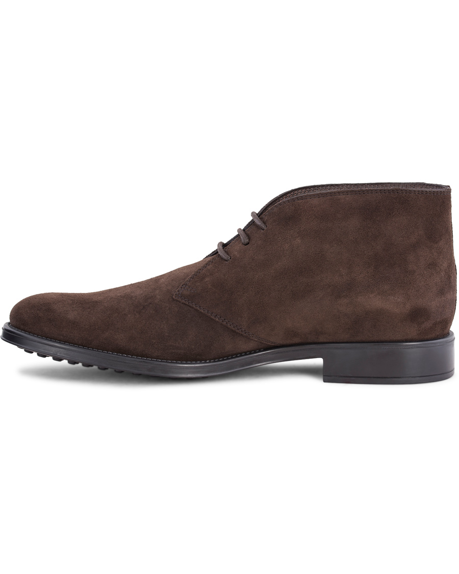 Herr | Tod's Polacco RQ Chukka Dark Brown Suede | Tod's | Polacco RQ Chukka Dark Brown Suede