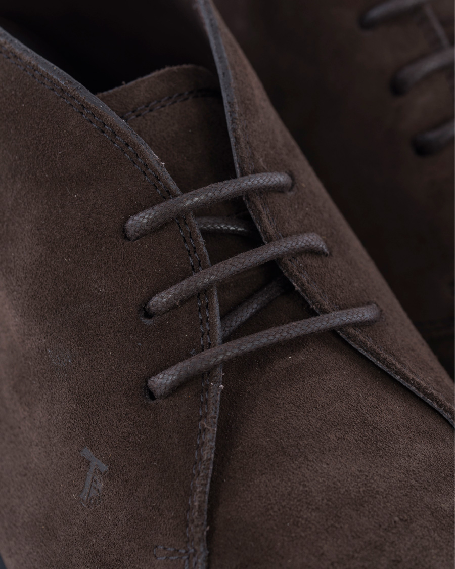Herr | Tod's Polacco RQ Chukka Dark Brown Suede | Tod's | Polacco RQ Chukka Dark Brown Suede