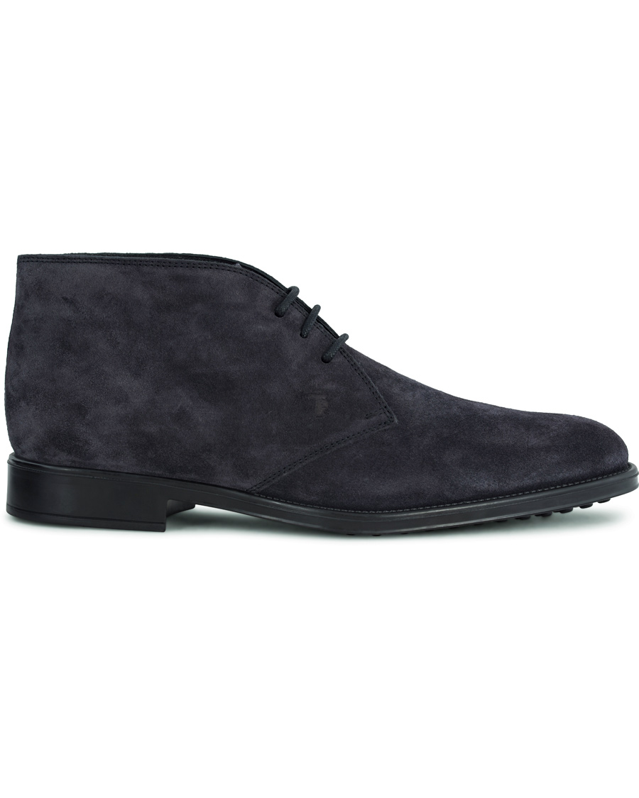 Herr | Tod's Polacco RQ Chukka Blue Denim Suede | Tod's | Polacco RQ Chukka Blue Denim Suede
