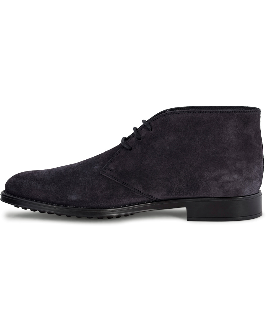 Herr | Tod's Polacco RQ Chukka Blue Denim Suede | Tod's | Polacco RQ Chukka Blue Denim Suede