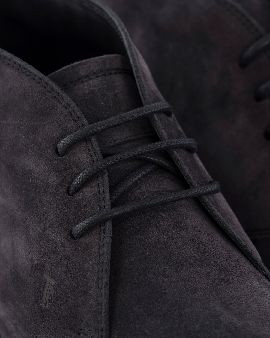 Herr | Tod's Polacco RQ Chukka Blue Denim Suede | Tod's | Polacco RQ Chukka Blue Denim Suede