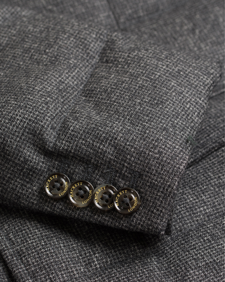 Herr | Jackor | Hackett | Wool Down Blazer Jacket Grey